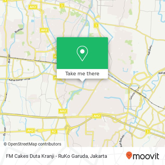 FM Cakes Duta Kranji - RuKo Garuda map