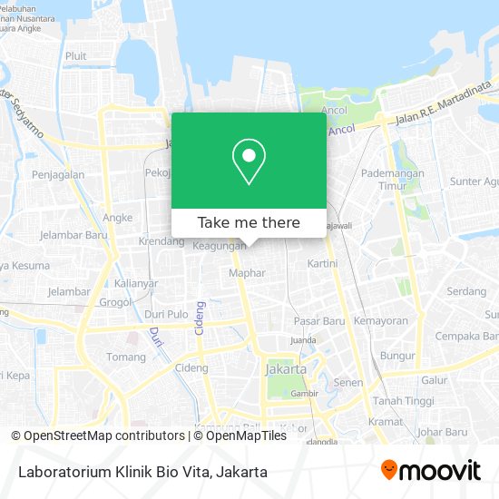 Laboratorium Klinik Bio Vita map