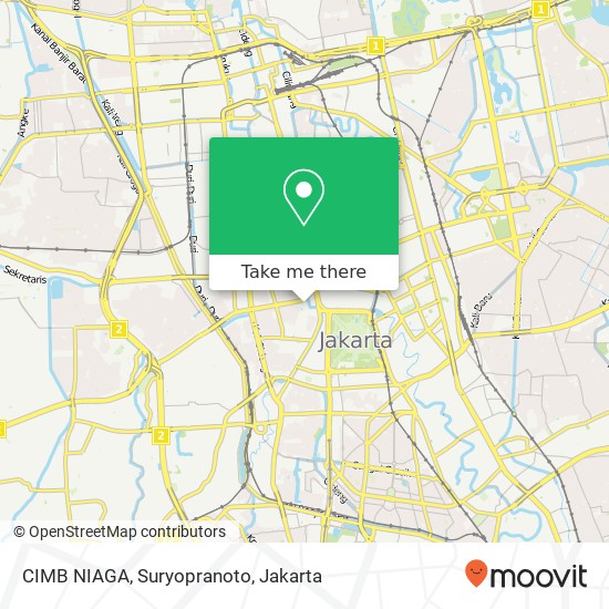 CIMB NIAGA, Suryopranoto map