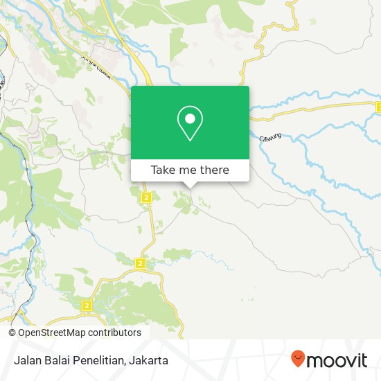 Jalan Balai Penelitian map