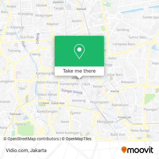 Vidio.com map