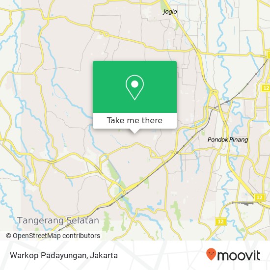 Warkop Padayungan map