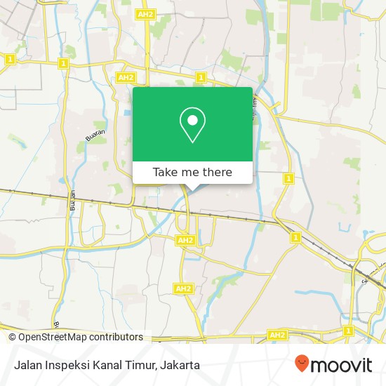 Jalan Inspeksi Kanal Timur map