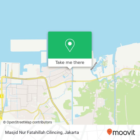 Masjid Nur Fatahillah Cilincing map