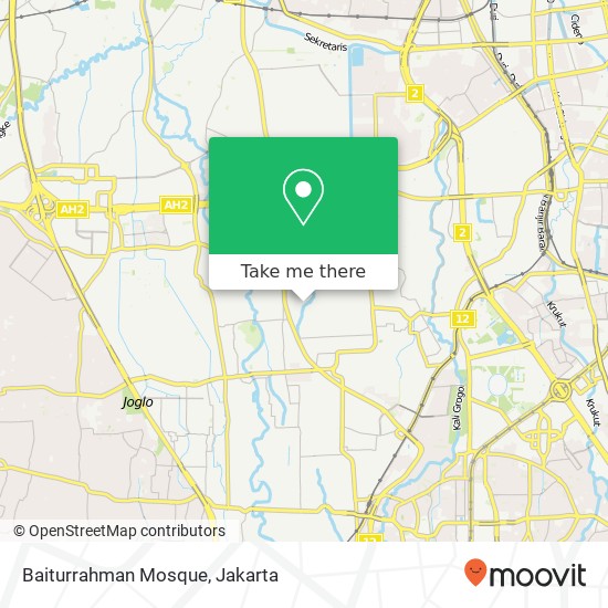 Baiturrahman Mosque map