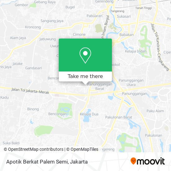 Apotik Berkat Palem Semi map