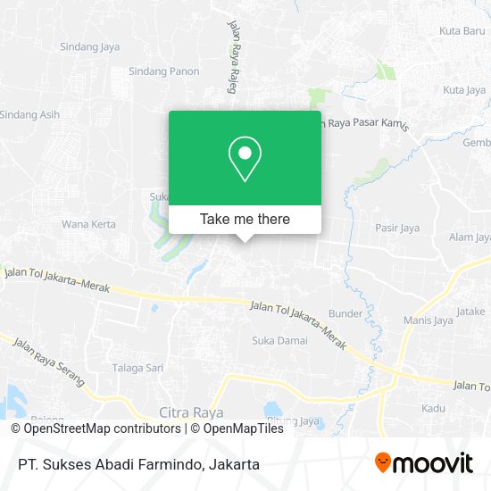 PT. Sukses Abadi Farmindo map