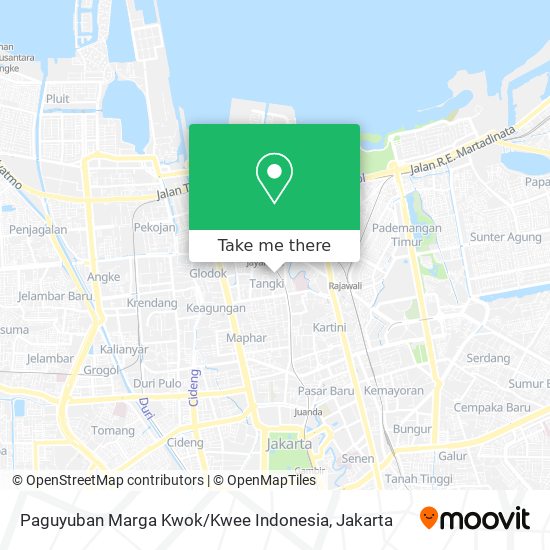 Paguyuban Marga Kwok / Kwee Indonesia map