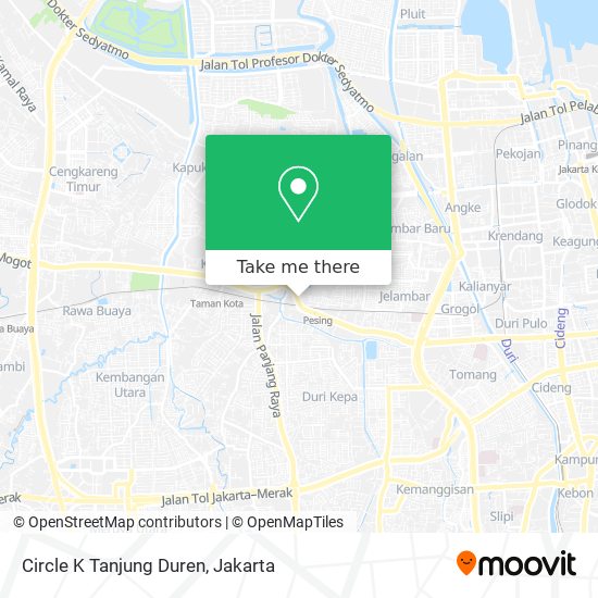 Circle K Tanjung Duren map