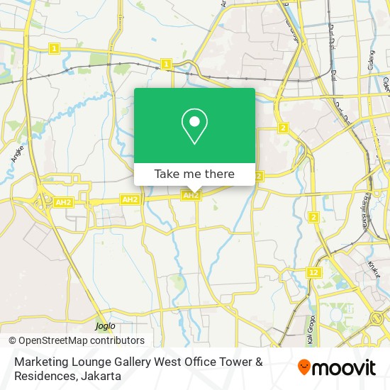 Marketing Lounge Gallery West Office Tower & Residences map