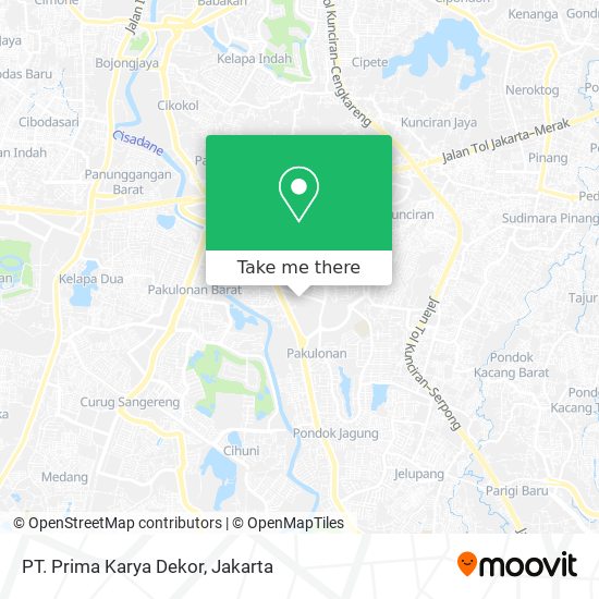 PT. Prima Karya Dekor map