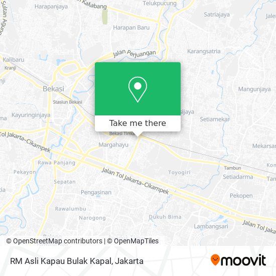 RM Asli Kapau Bulak Kapal map