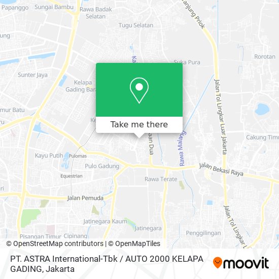 PT. ASTRA International-Tbk / AUTO 2000 KELAPA GADING map