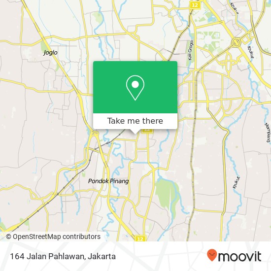 164 Jalan Pahlawan map