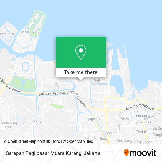 Sarapan Pagi pasar Muara Karang map