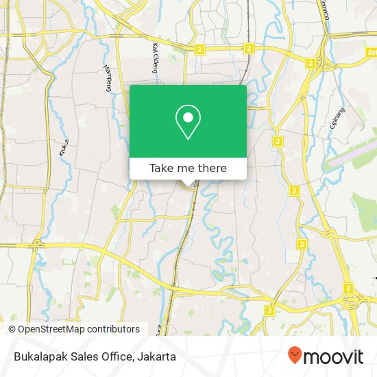 Bukalapak Sales Office map