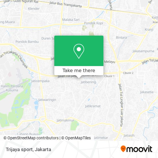 Trijaya sport map