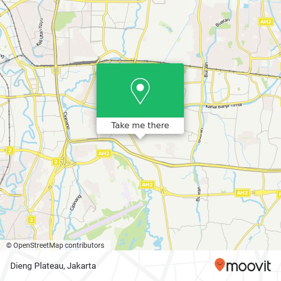 Dieng Plateau map