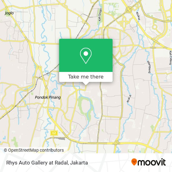 Rhys Auto Gallery at Radal map