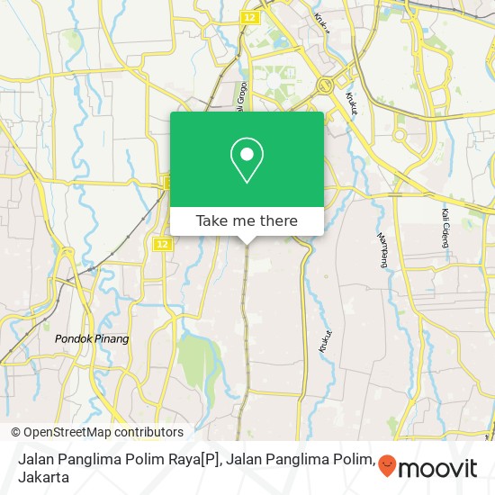 Jalan Panglima Polim Raya[P], Jalan Panglima Polim map