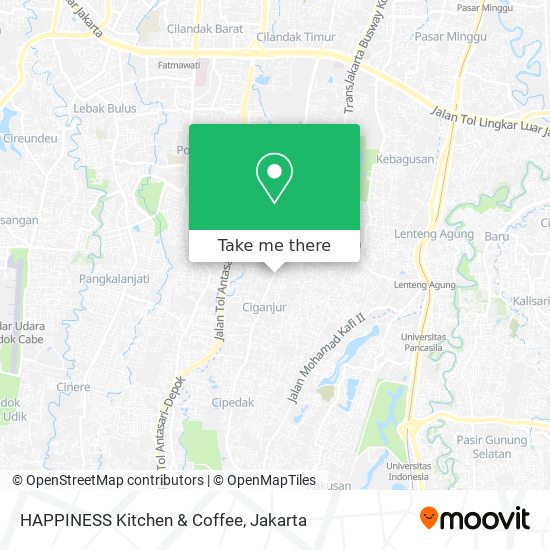 HAPPINESS Kitchen & Coffee map