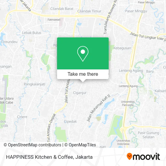 HAPPINESS Kitchen & Coffee map