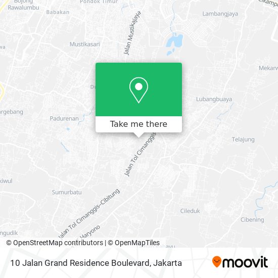 10 Jalan Grand Residence Boulevard map