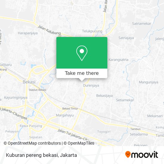 Kuburan pereng bekasi map