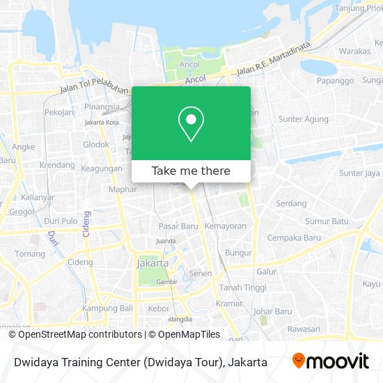 Dwidaya Training Center (Dwidaya Tour) map