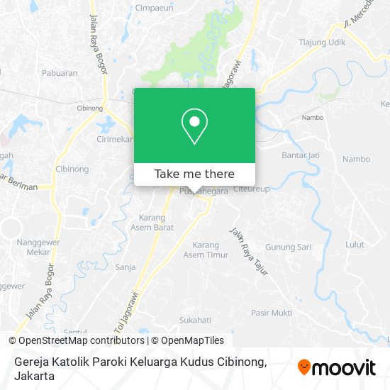Gereja Katolik Paroki Keluarga Kudus Cibinong map