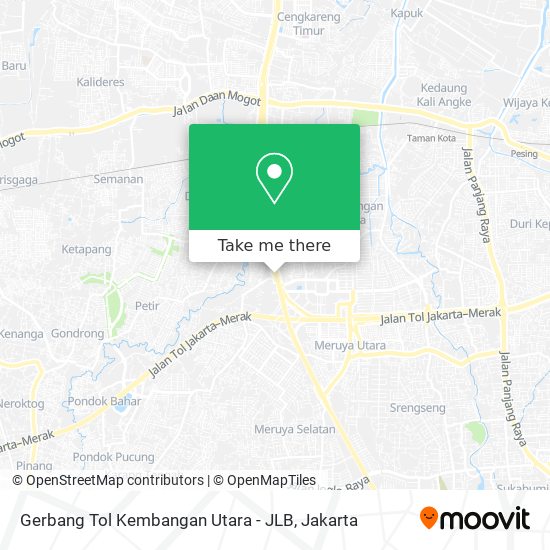 Gerbang Tol Kembangan Utara - JLB map