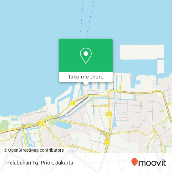 Pelabuhan Tg. Priok map