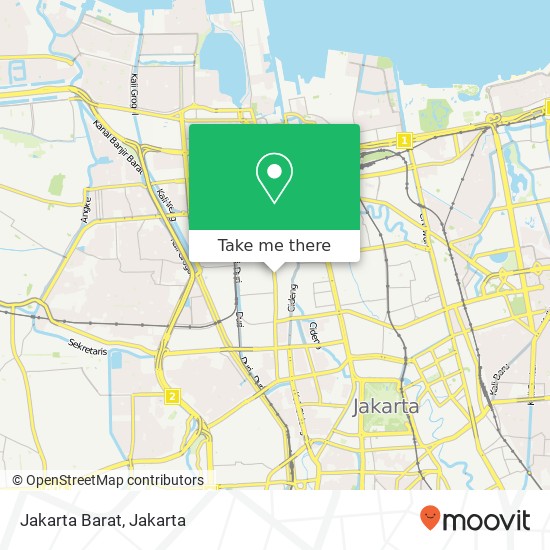 Jakarta Barat map