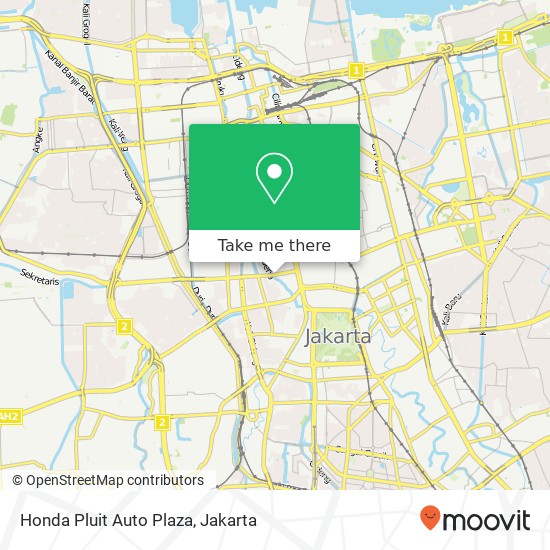 Honda Pluit Auto Plaza map