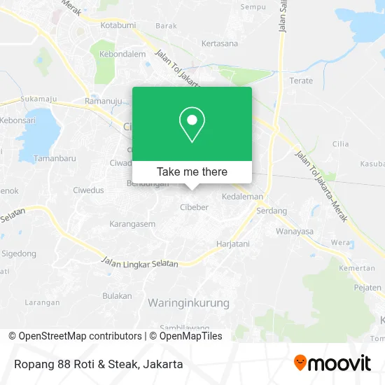 Ropang 88 Roti & Steak map