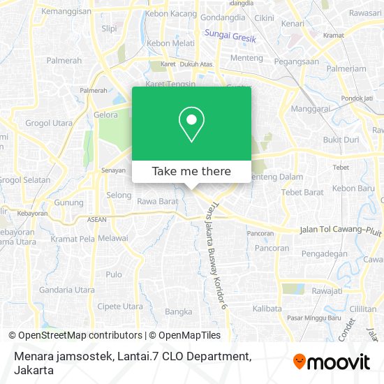 Menara jamsostek, Lantai.7 CLO Department map