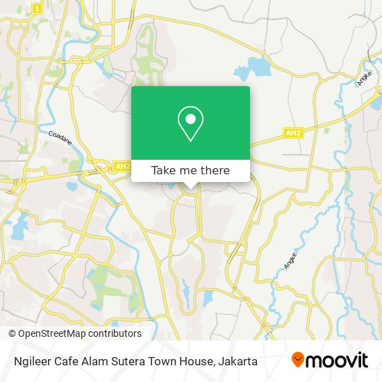 Ngileer Cafe Alam Sutera Town House map