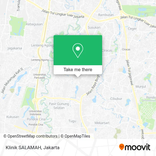 Klinik SALAMAH map