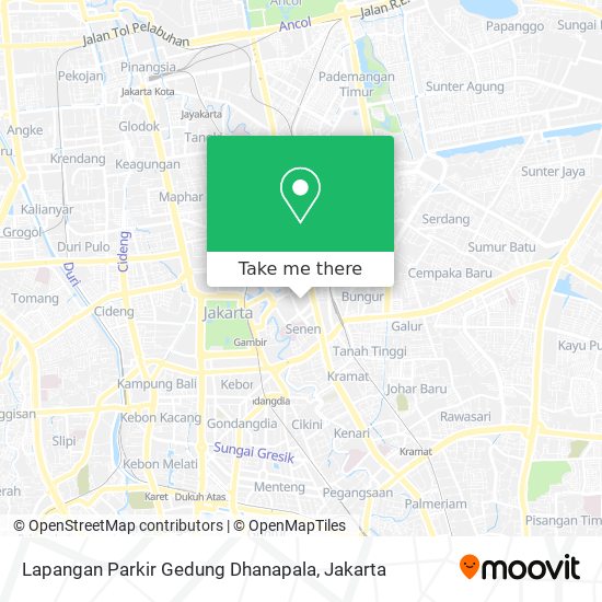 Lapangan Parkir Gedung Dhanapala map
