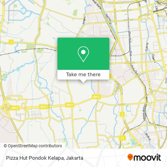 Pizza Hut Pondok Kelapa map