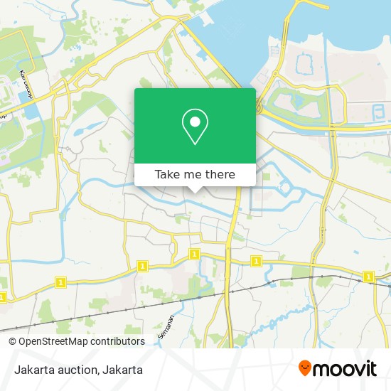 Jakarta auction map