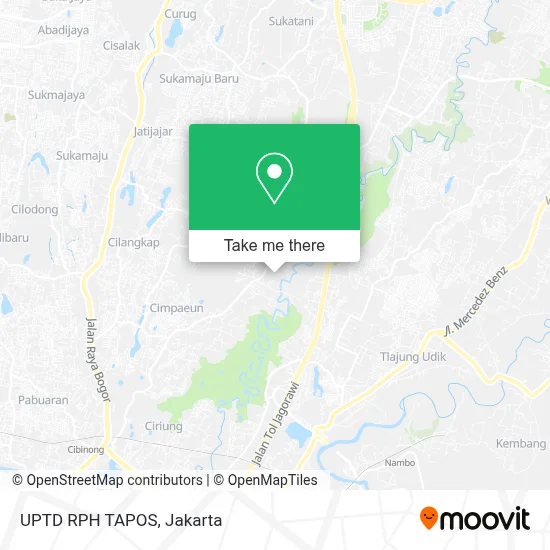 UPTD RPH TAPOS map