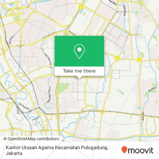 Kantor Urusan Agama Kecamatan Pulogadung map