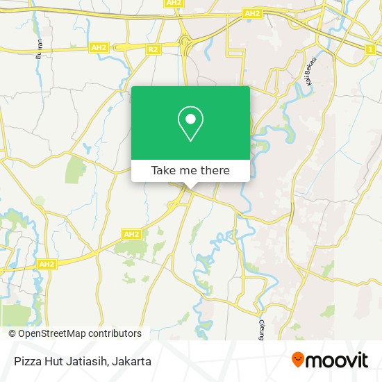 Pizza Hut Jatiasih map