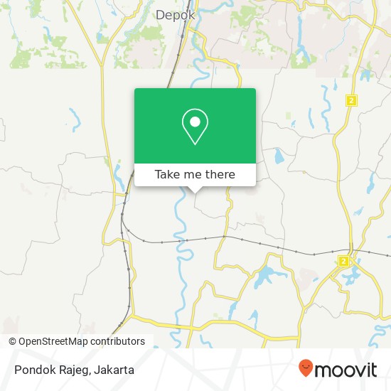 Pondok Rajeg map