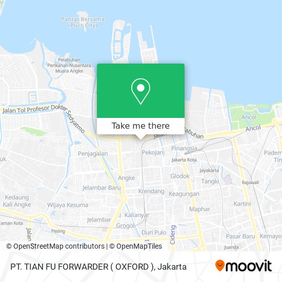 PT. TIAN FU FORWARDER ( OXFORD ) map
