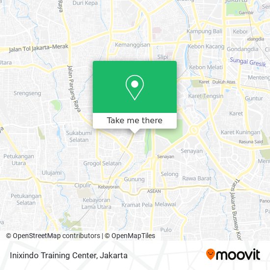 Inixindo Training Center map