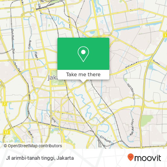 Jl arimbi-tanah tinggi map