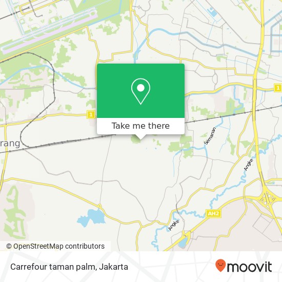 Carrefour taman palm map