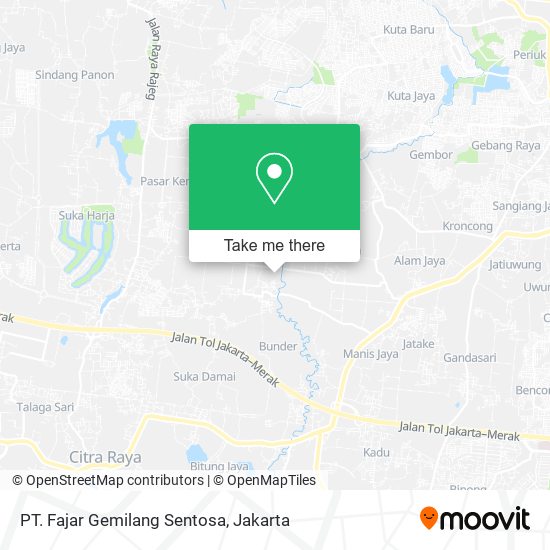PT. Fajar Gemilang Sentosa map